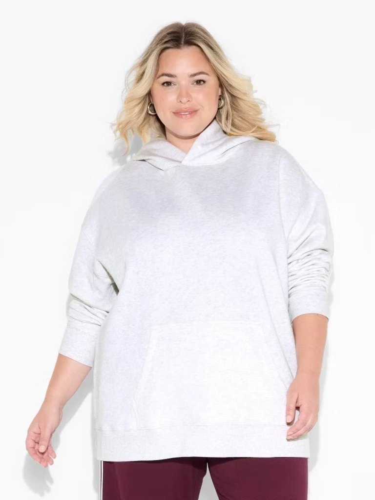 Nwt Women's Wild Fable Large Oversized Hooded Pullover Sweatshirt